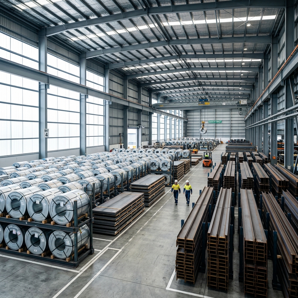 Steel warehouse